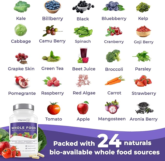 Multivitamin for Women (120 Vegetarian Capsules) B6, C, D3, E,