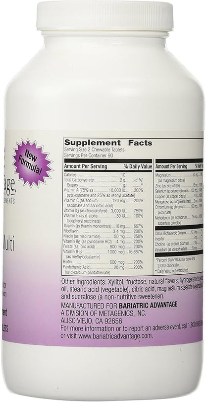 Bariatric Advantage Essential Multivitamin without Iron 200 DV 180 Tablets