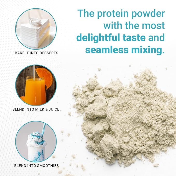 Genepro Unflavored Protein Powder (3rd Generation, 128 Servings)