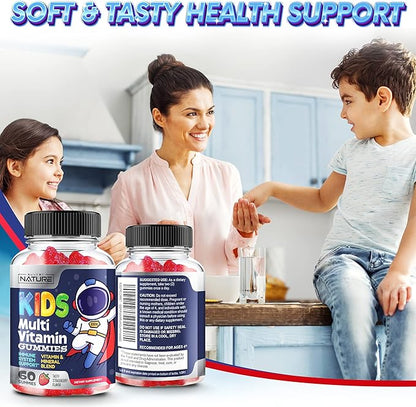 Kids Multivitamin Gummies B6, B12, B12, and 60 Gummies