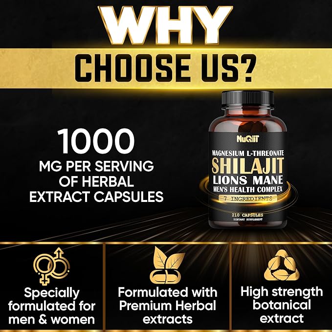 210 Capsules - 1000mg Magnesium L-Threonate