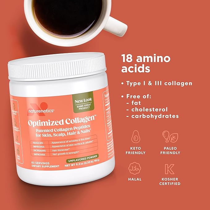Hair, Skin and Nails Collagen Peptides Powder 60 Servings