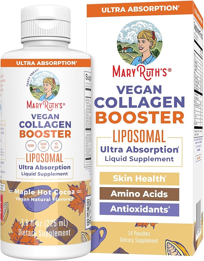 MaryRuth Organics Collagen Booster Liposomal, Sugar 7.6 Fl