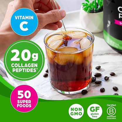 Orgain Hydrolyzed Collagen Powder + 50 20g Grass 1lb