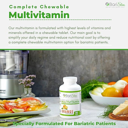 BariSlim Complete Chewable Bariatric Multivitamin Tablets 45 mg