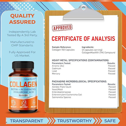 Collagen Types I, II, III, IV 8-in-1 Formula (90 Count 1))