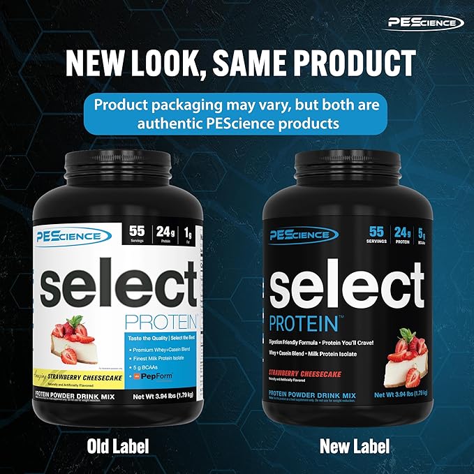 PEScience Select Low Carb Protein Powder, 55 Serving,