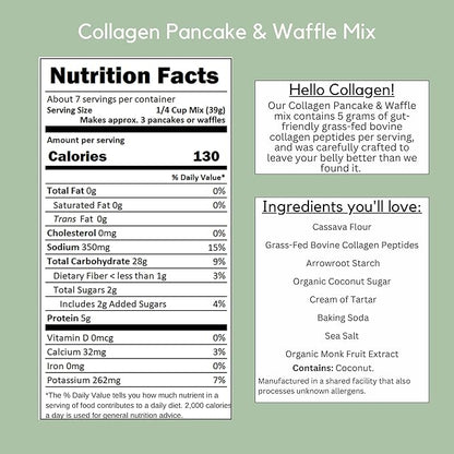 Belly Collagen Pancake, Waffle, Cookie &