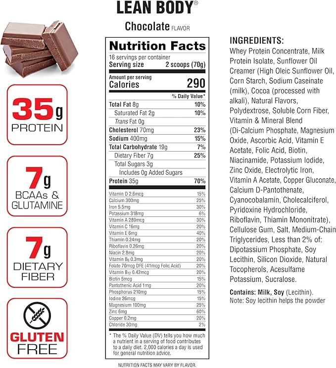 Labrada Nutrition Lean Body Hi-Protein Meal 2.47 Pound 1)