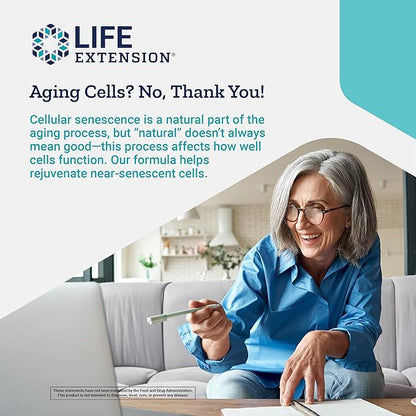 Life Extension GEROPROTECT Ageless Cell – Anti-aging Cellular Rejuvenation & Energy, Promotes Youthful Cellular Metabolism, Support Organ Health - Gluten-Free, Non-GMO - 30 Softgels