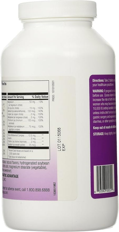 Bariatric Advantage Essential Multivitamin without Iron 200 DV 180 Tablets