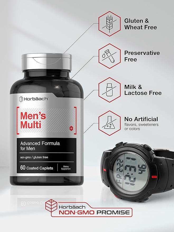 Horbäach Multivitamin for Men 60 Caplets