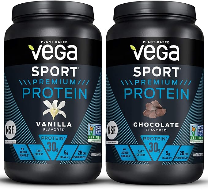 Vega Sport Premium Protein Powder Bundle,