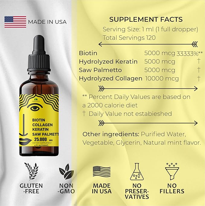 Liquid Collagen Supplements for Women 10000mcg Collagen 5000 mcg 5000 mcg 5000 mcg 4fl oz