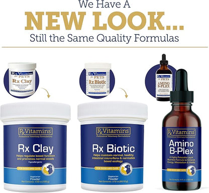 Rx Vitamins for Pets Amino B-Plex for Dogs & Cats - Healthy Nutrients Enhance Energy Metabolism & Vitality - Bacon Flavor 8 fl. oz.