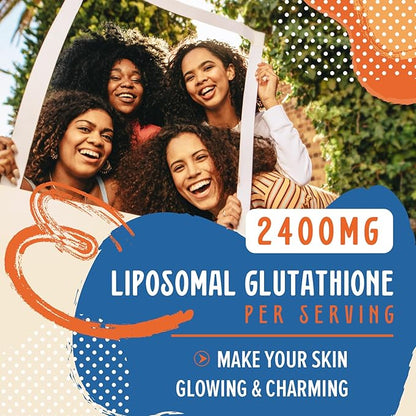 2400MG Liposomal Glutathione, Reduced L-Glutathione, Glutathione 240 Softgels