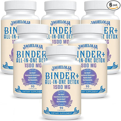 All-In-One Detox Binder Supplement 1500 MG 540 Vegan