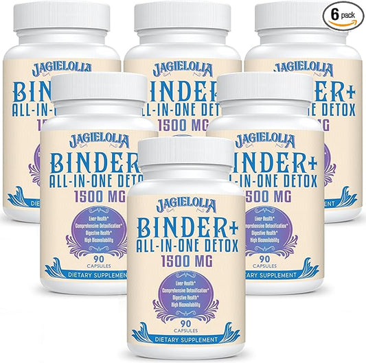 All-In-One Detox Binder Supplement 1500 MG 540 Vegan