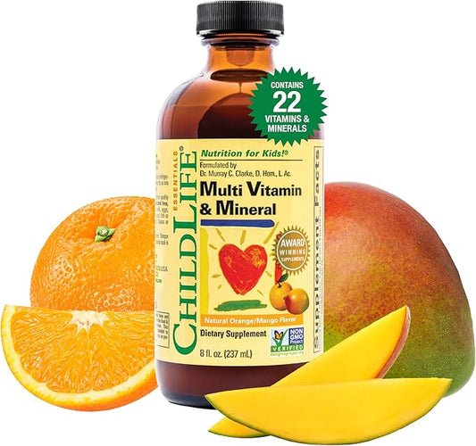 CHILDLIFE ESSENTIALS, Kids Liquid Multivitamin and 8 Fl