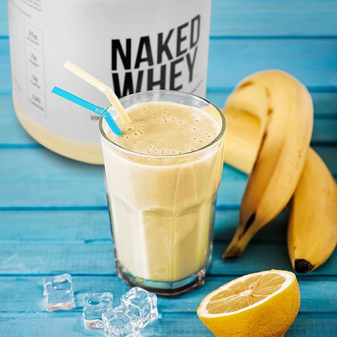 Naked Vanilla Whey Protein Powder 5Lb Bulk, 61 Servings