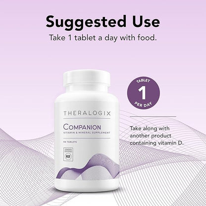 Theralogix Companion Multivitamin & Mineral Supplement 90-Day Supply 90 Tablets