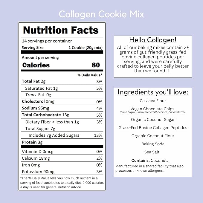 Belly Collagen Pancake, Waffle, Cookie &