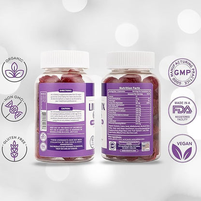Liver Cleanse Detox & Repair Gummies — 1500mg Silymarin Milk Thistle Supplement with Artichoke, Dandelion and 20+ Herbs — Essential Liver Support Supplement for Men & Women (60 Vegan Gummies)
