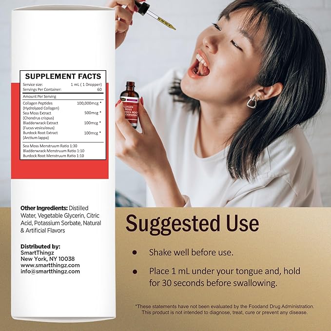 Collagen Mojo - Liquid Collagen 100,000mcg, 2 2 Oz
