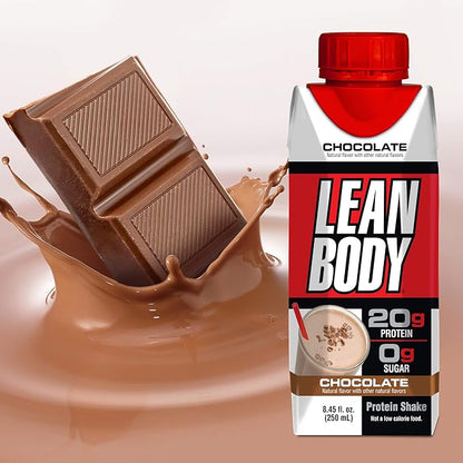 Labrada Lean Body Ready-to-Drink Chocolate Shake, 20g Protein, 0 Sugar, 22 Vitamins 4)