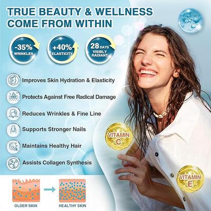 Marine Collagen Peptides Powder 35 Servings