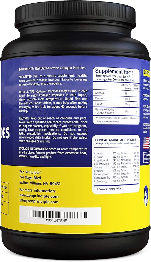 Zen Principle Grass-Fed Collagen Peptides 3