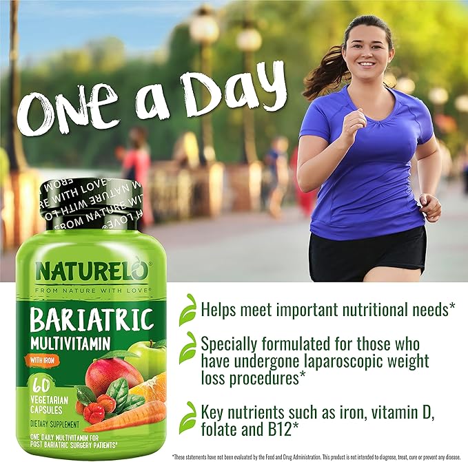 NATURELO Bariatric Multivitamin 120 Veggie