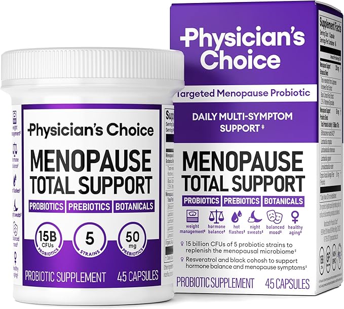Physician's CHOICE Menopause Probiotic Supplement for Women 45ct