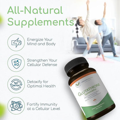 Glutathione Symmetry | S-Acetyl Glutathione Supplement 120 caps