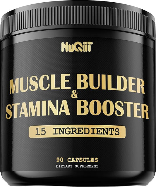 Muscle Builder Supplement with Creatine Monohydrate 500mg Tribulus 6000mg & 90 Capsules