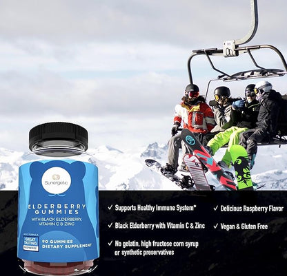 Premium Black Elderberry Gummies – Black 90 Gummies