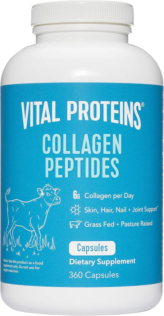 Vital Proteins Collagen Pills Supplement (Type 360 Collagen 3300mg Serving