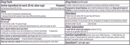 ZzzQuil, Sleep Aid, Nighttime Sleep Aid 50 mg 12 FL 2)