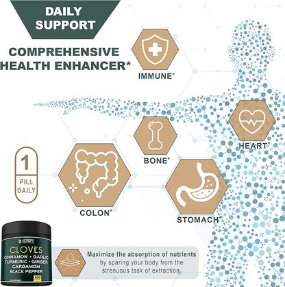 7in1 Clove Supplement Rich in Vitamins 100 Caps