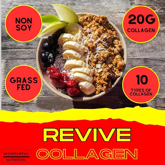 Collagen Peptides Powder, Unflavored Hydrolyzed Collagen 20Oz.