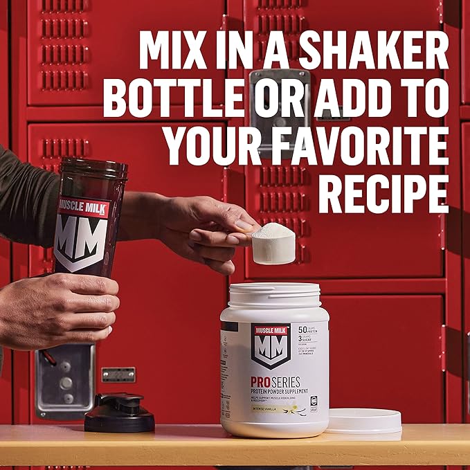 Muscle Milk Pro Series Protein Powder 5 Pound, 28 Servings, 50g Protein, 3g Sugar, 20 Vitamins