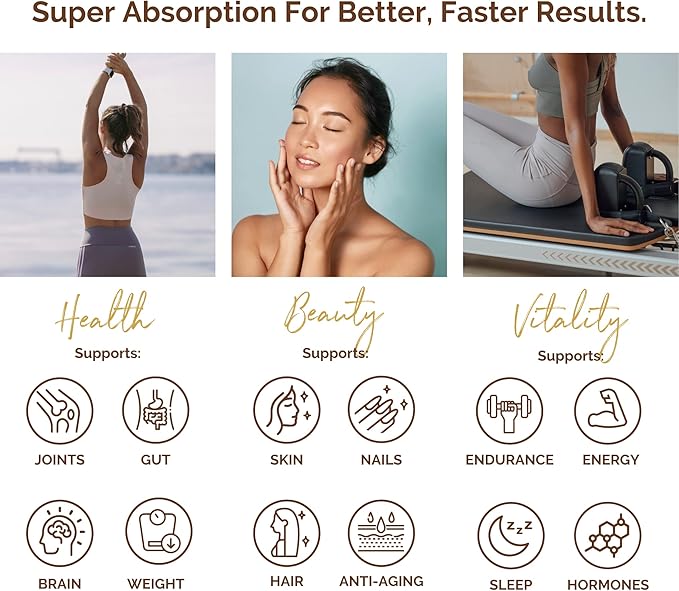 Premium Marine Collagen Powder with Type 28 Stir 10g Each