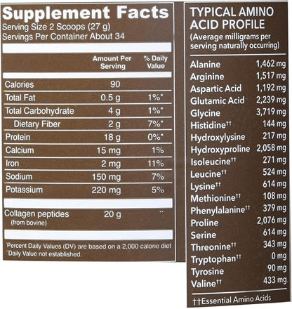 Vital Protein Collagen Peptides, Pasture Raised, 32.56 Oz