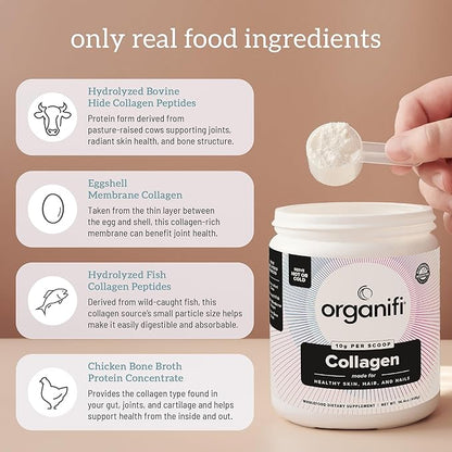 Organifi Unflavored Collagen Powder 40 Servings