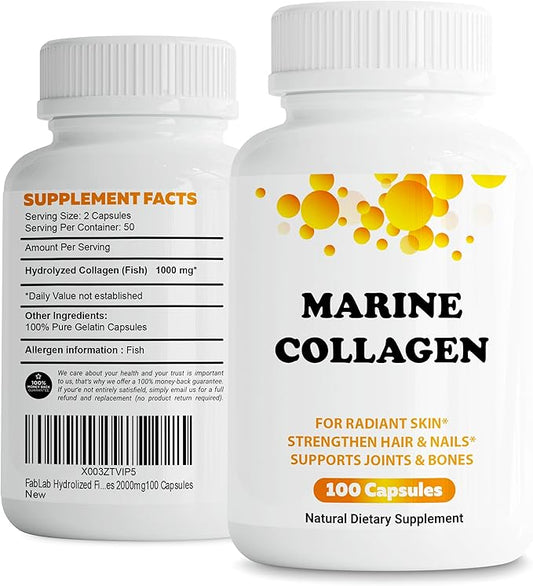 FabLab Collagen Supplement -100 Capsules