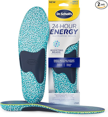 Dr. Scholl's 24-Hour Energy Multipurpose Insoles, 8-14, 1 1 Pair