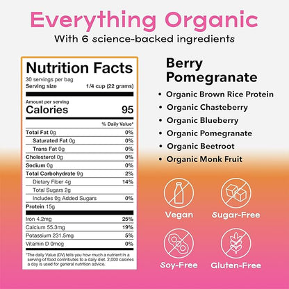 Organic & Vegan Protein Powder 6 Science-Backed