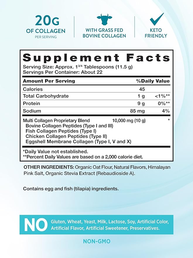 Nature's Truth Multi Collagen Protein Powder 9 oz