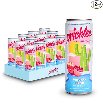 Prickly Pear Cactus Water - Packed With Antioxidants, Electrolytes, Vitamin C - Natural Sports Drink for Immunity, & Recovery - Non-Sparkling, Low-Sugar, Low-Calorie, No Caffeine