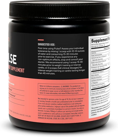LEGION- All Natural Nitric Oxide Preworkout Drink to Boost Energy, Creatine Free, Naturally Sweetened, Beta Alanine, Citrulline, Alpha GPC (Green Apple)